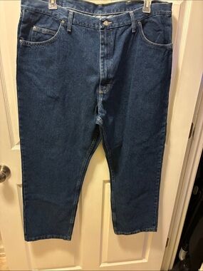 Wranglers 5 Star premium Classic Men's Dark Blue Denim Jeans-NWT